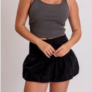 Balloon Hem Mini Skirt WS-176,177,178